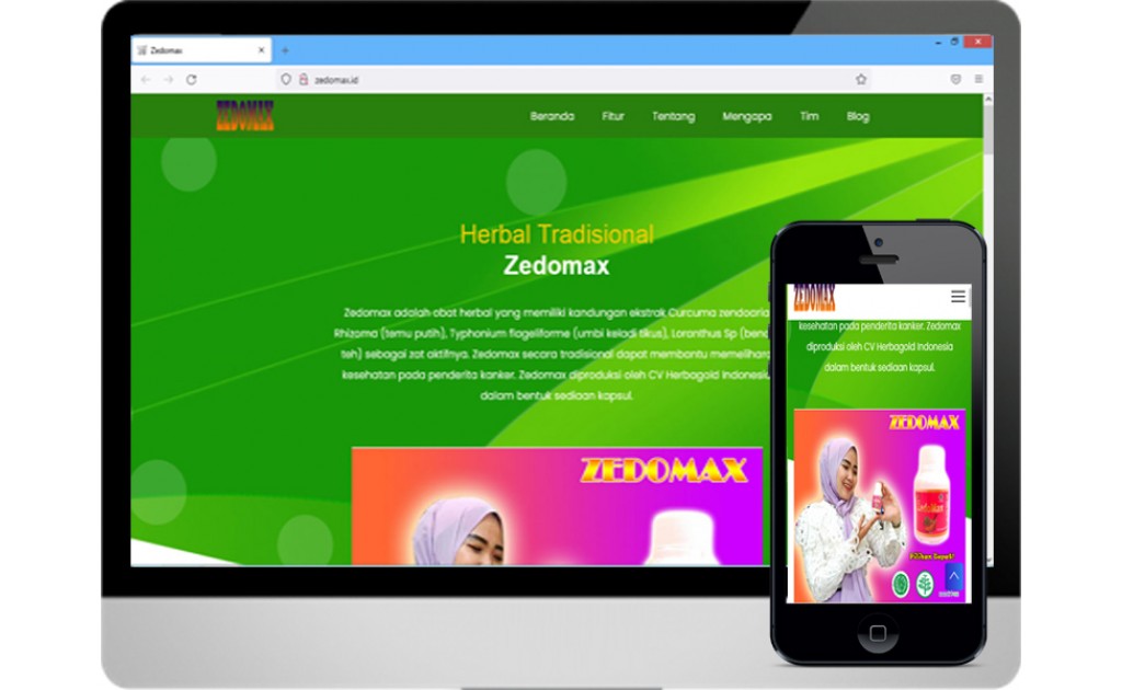 Web Produk Zedomax